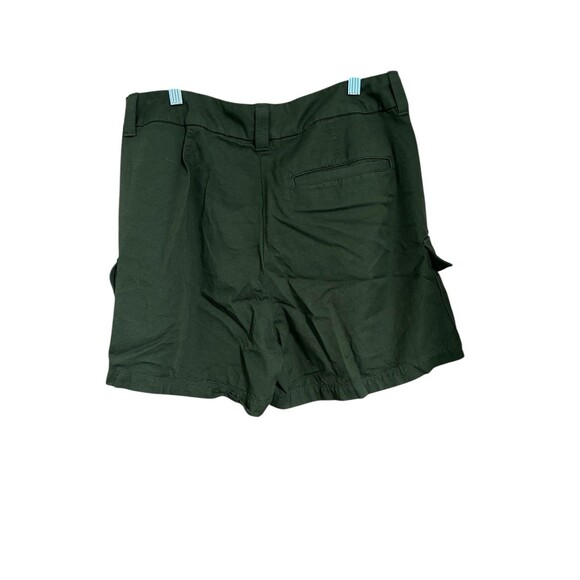 Old Navy Shorts 2.0 Women’s Size 14 Stretch Army Green Cargo‎ Pockets Casual - Picture 3 of 7